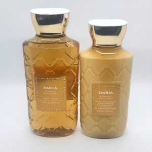New BBW Sale Bath & Body Works Dahlia 2-Piece Set Body Wash & Lotion
